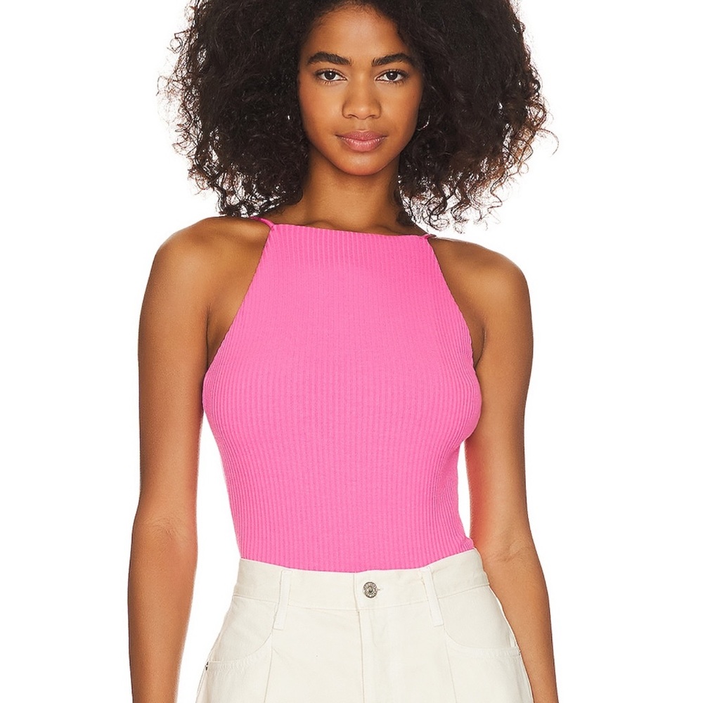 Show Me Your Mumu Portia Bodysuit - Hot Pink
